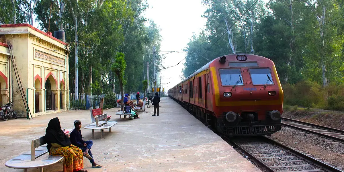 Scenic train journey from Amritsar to Dera Baba Nanak through rural Punjab Dera Baba Nanak in Punjab