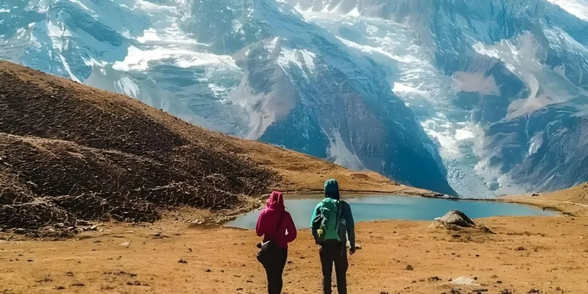 Couple enjoying river rafting in Rishikesh on their adventurous honeymoon