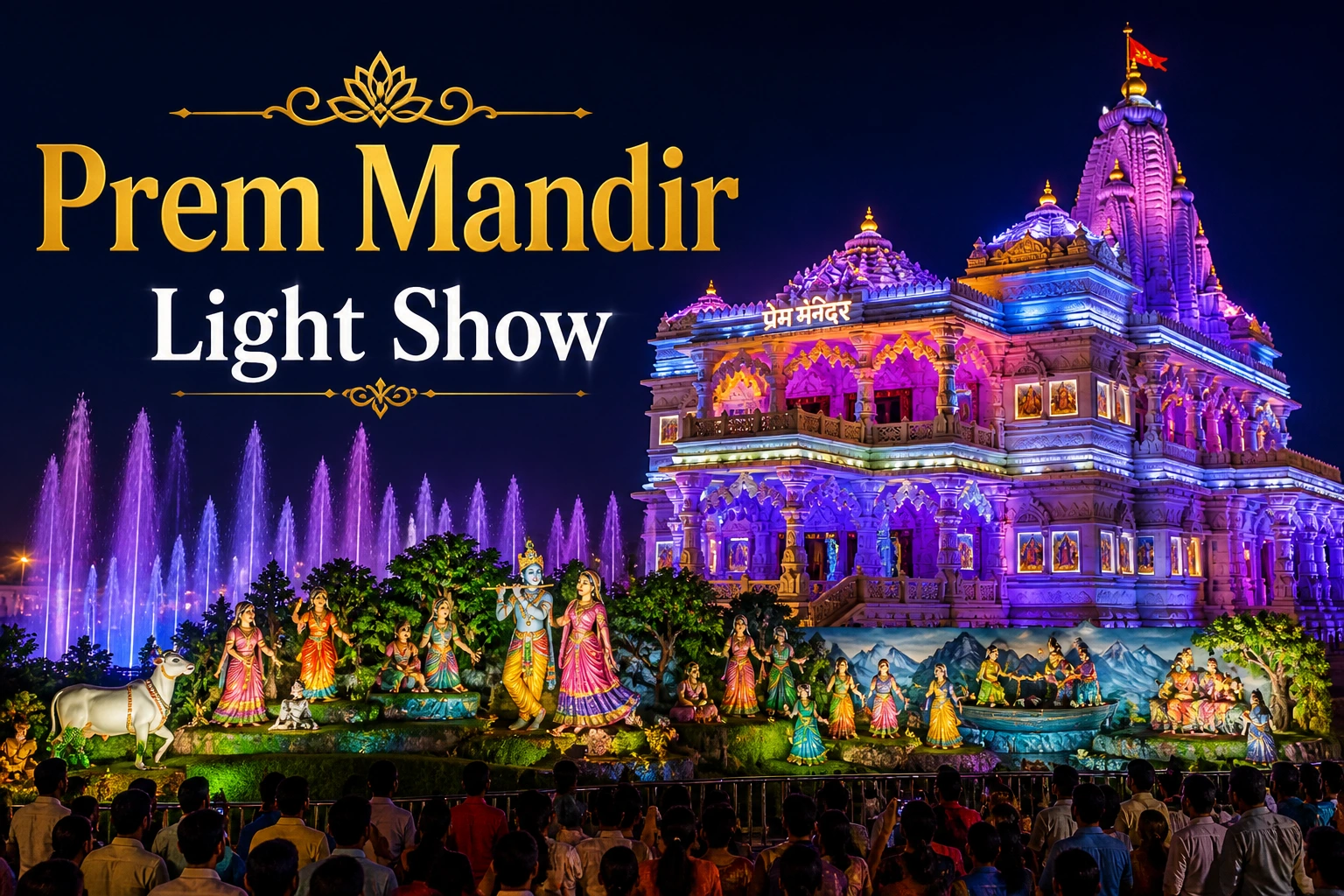Prem Mandir light show