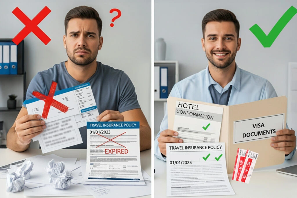 mistakes to avoid while applying for a visa