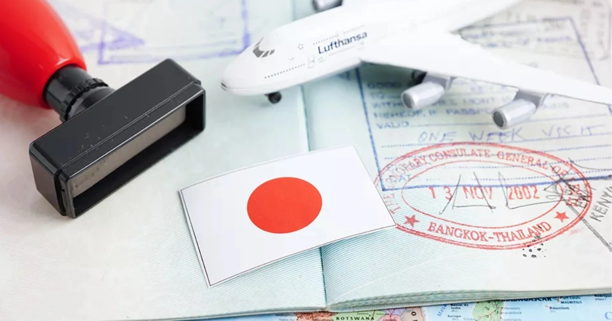 Filling Japan visa application