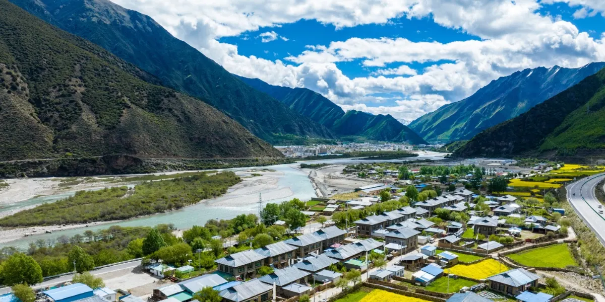 Tashigang Village at High Altitude in Spiti Valley Tashigang village in Spiti Valley one of the highest inhabited villages near Indo Tibetan border