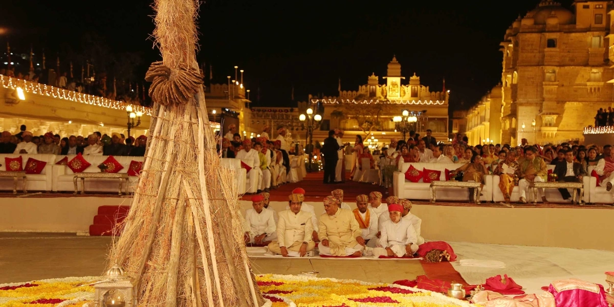Royal Holi at City Palace Udaipur Royal Holi celebration at City Palace Udaipur during Holi 2026